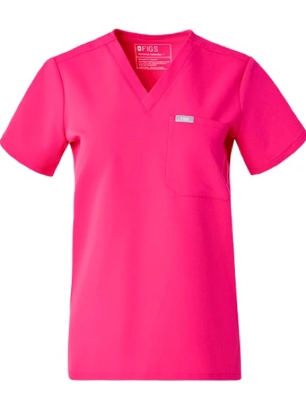 FIGS Shocking Pink Scrub SET
